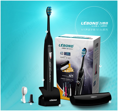 Lebond力博得M1超聲波電動牙刷